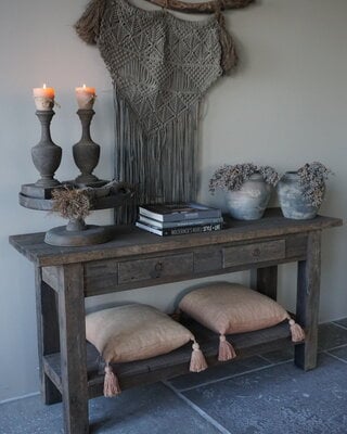 Rene Houtman Sidetable Driftwood 2-Lades B150 x D46 x H77 Cm