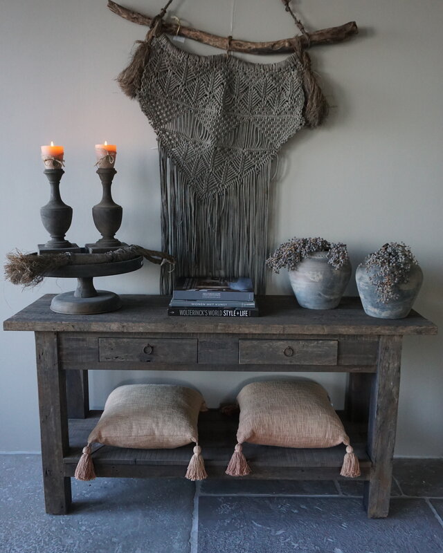 Rene Houtman Sidetable Driftwood 2-Lades B150 x D46 x H77 Cm