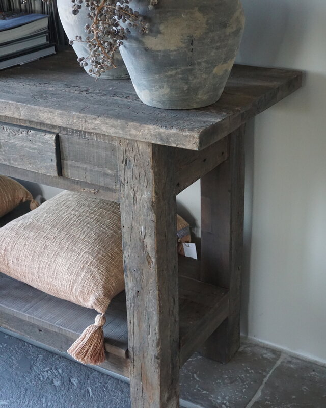 Rene Houtman Sidetable Driftwood 2-Lades B150 x D46 x H77 Cm