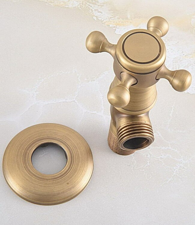 Rene Houtman Hoekstopkraan brons