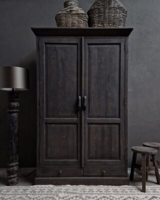 Luksa Home Collection Landelijke Kledingkast Gustav H195xB125 Cm