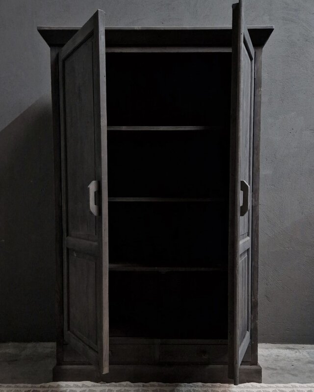 Luksa Home Collection Landelijke Kledingkast Gustav H195xB125xD50 Cm