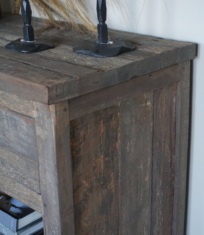 Rene Houtman Sidetable Driftwood 2-Lades B81 x D40 x H86 Cm