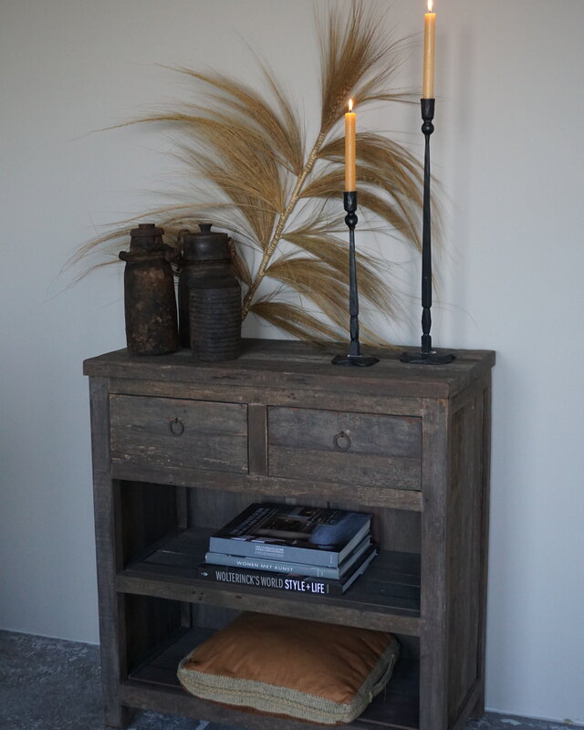 Rene Houtman Sidetable Driftwood 2-Lades B81 x D40 x H86 Cm