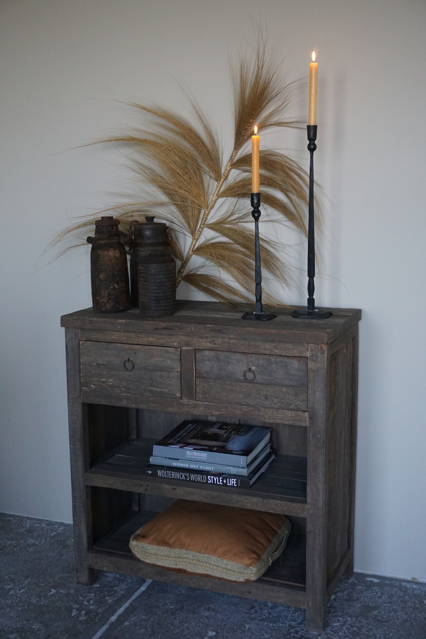 Rene Houtman Sidetable Driftwood 2-Lades B81 x D40 x H86 Cm