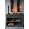 Sidetable | Oud Hout | 3 Lades | H91,5 x B121 x D40 cm