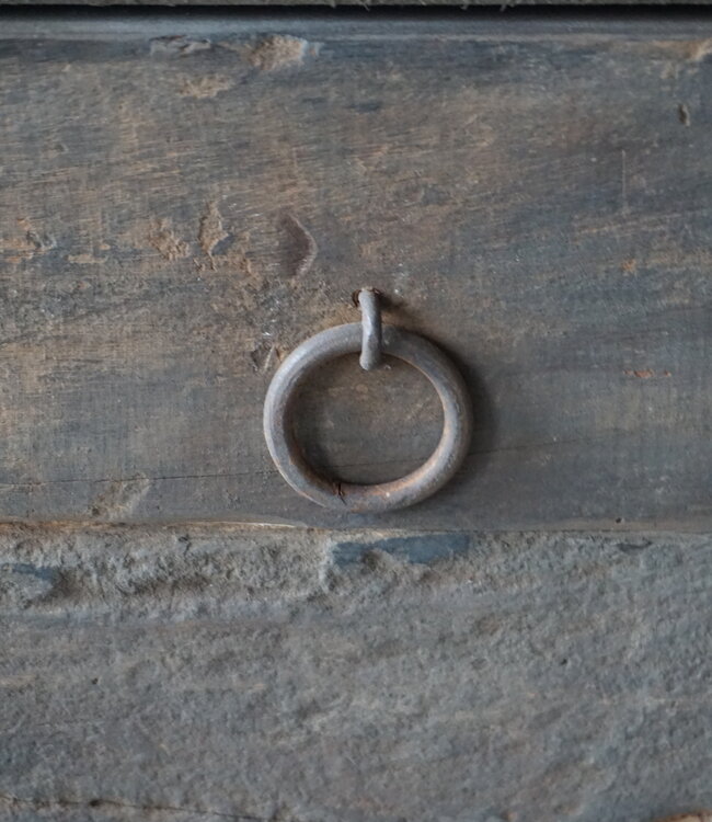 Rene Houtman Sidetable | Oud Hout | 3 Lades | H91,5 x B121 x D40 cm