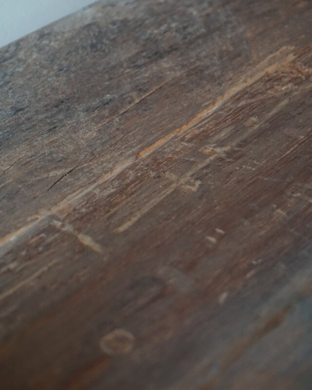 Rene Houtman Sidetable | Oud Hout | 3 Lades | H91,5 x B121 x D40 cm
