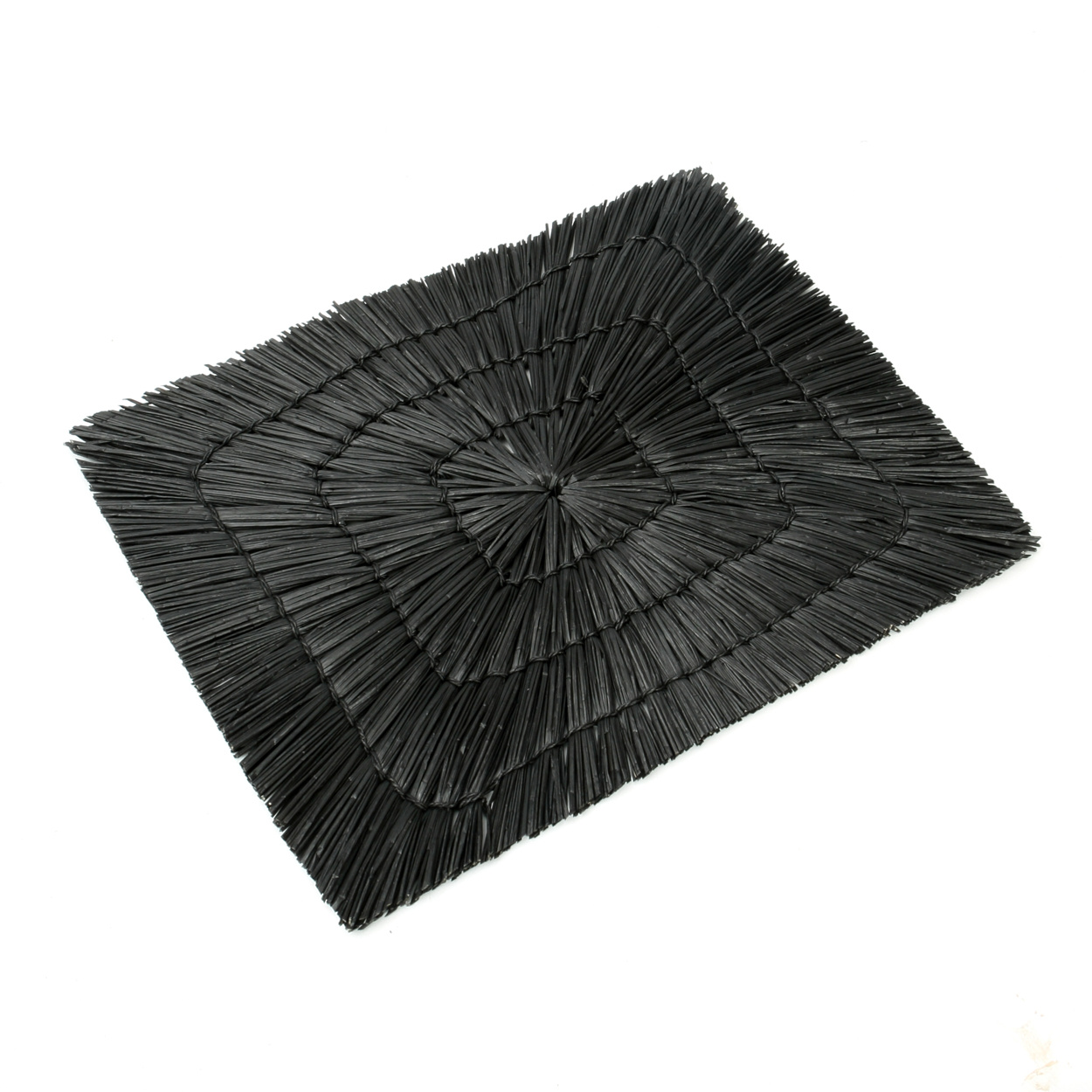Bazar Bizar Alang Alang Placemat | Rechthoekig | Zwart/Naturel