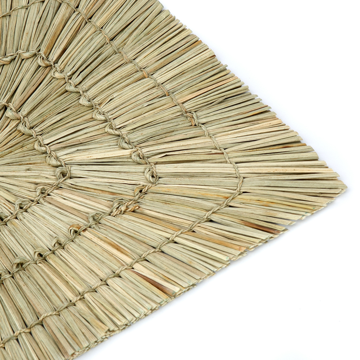Bazar Bizar Alang Alang Placemat | Rechthoekig | Zwart/Naturel