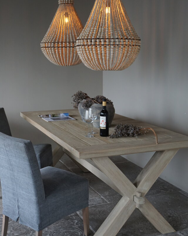 Rene Houtman Hanneke Kralen Hanglamp | Naturel | H75 cm