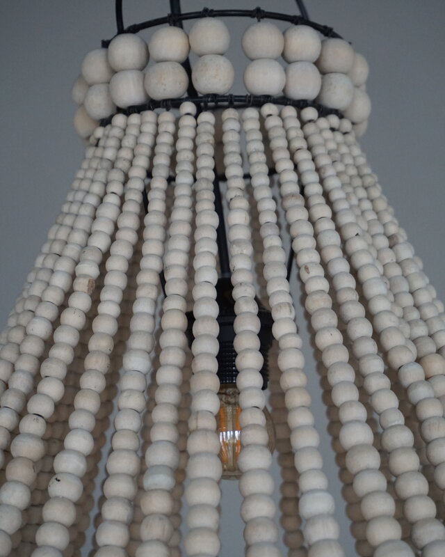 Rene Houtman Hanneke Kralen Hanglamp | Naturel | H75 cm