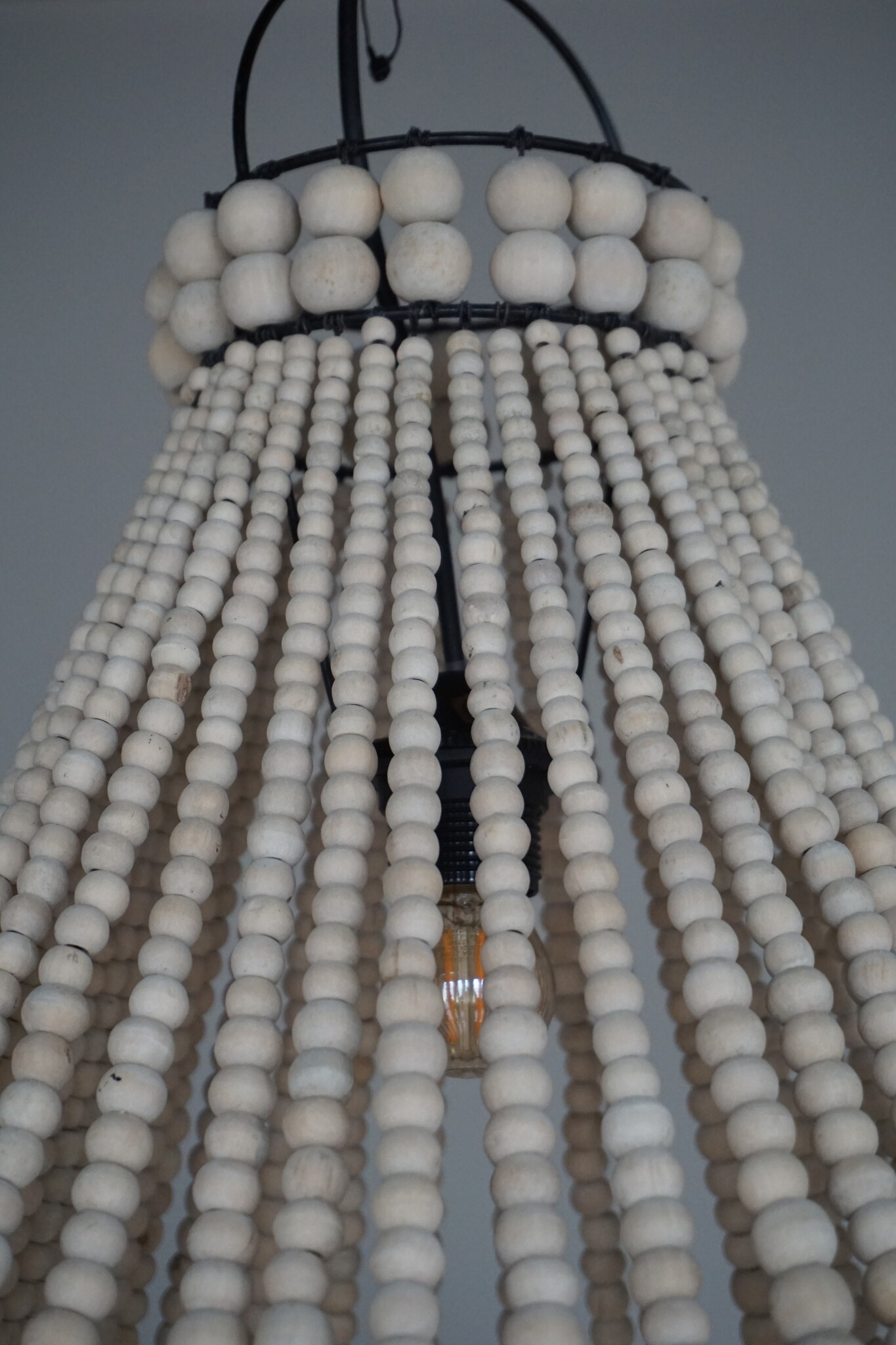 Rene Houtman Hanneke Kralen Hanglamp | Naturel | H75 cm