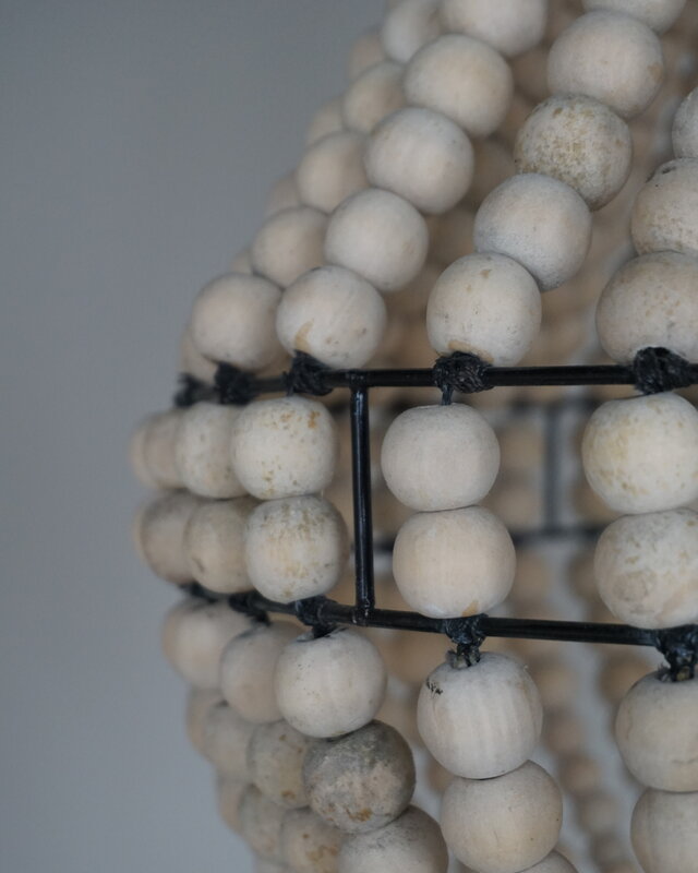 Rene Houtman Hanneke Kralen Hanglamp | Naturel | H75 cm