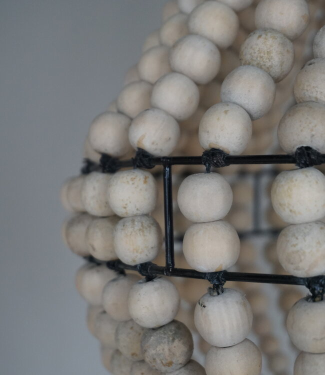 Rene Houtman Hanneke Kralen Hanglamp | Naturel | H75 cm