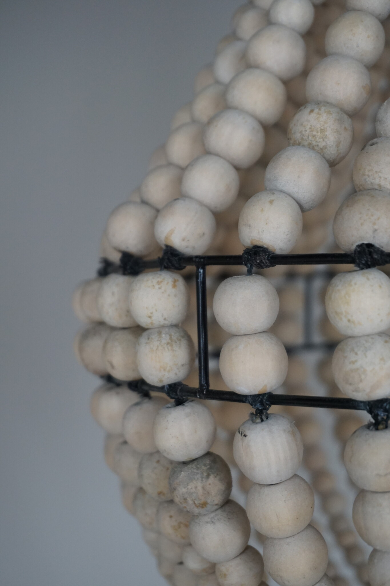 Rene Houtman Hanneke Kralen Hanglamp | Naturel | H75 cm