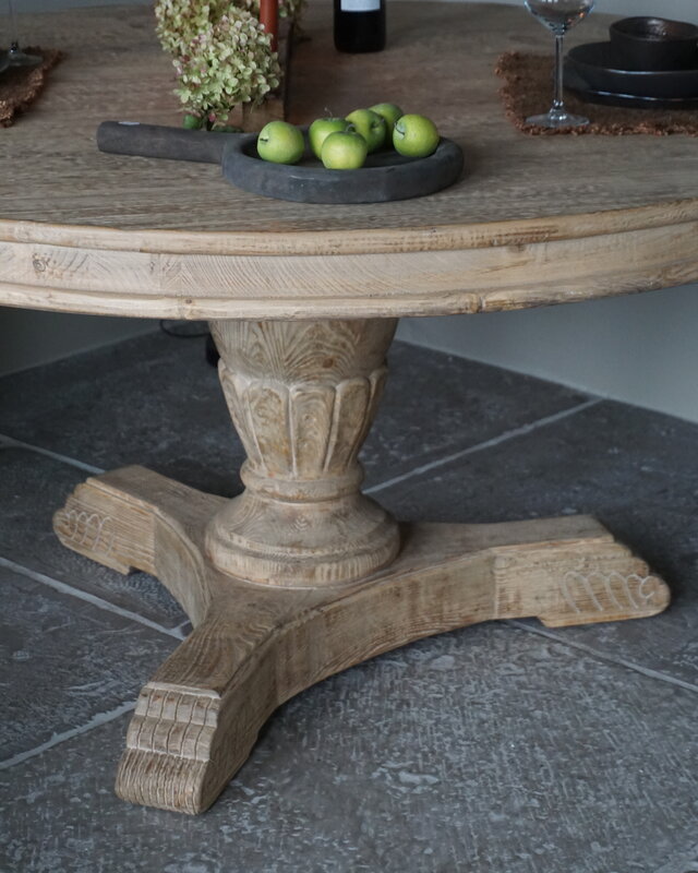 Rene Houtman Eettafel Madi | Hout Grenen | Rond | Ø150 x H77 cm