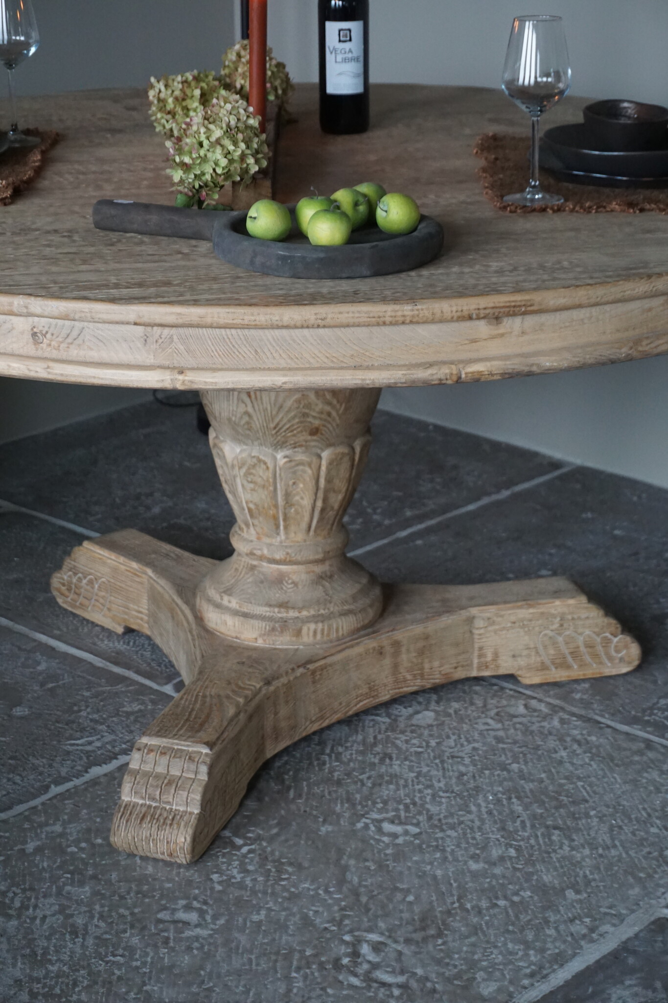 Rene Houtman Eettafel Madi | Hout Grenen | Rond | Ø150 x H77 cm