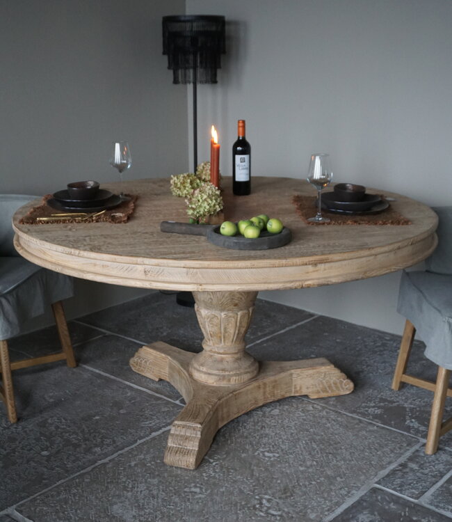 Rene Houtman Eettafel Madi | Hout Grenen | Rond | Ø150 x H77 cm