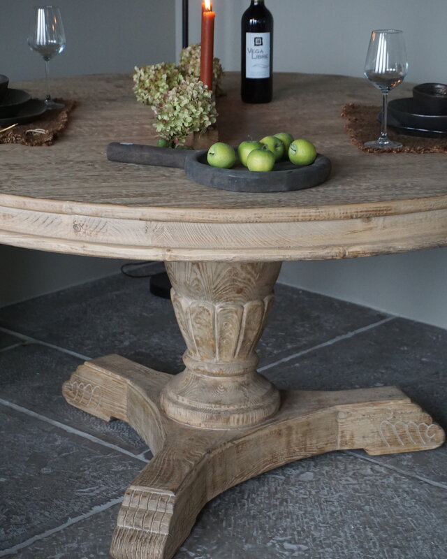 Rene Houtman Eettafel Madi | Hout Grenen | Rond | Ø150 x H77 cm