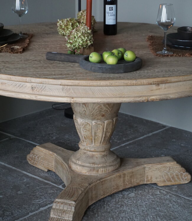 Rene Houtman Eettafel Madi | Hout Grenen | Rond | Ø150 x H77 cm