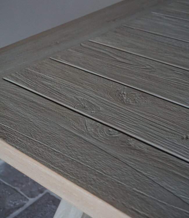 Rene Houtman Eettafel/Tuintafel | Cross Teak | Naturel | Kies Maat