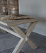 Rene Houtman Eettafel/Tuintafel | Cross Teak | Naturel | Kies Maat