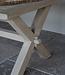 Rene Houtman Eettafel/Tuintafel | Cross Teak | Naturel | Kies Maat