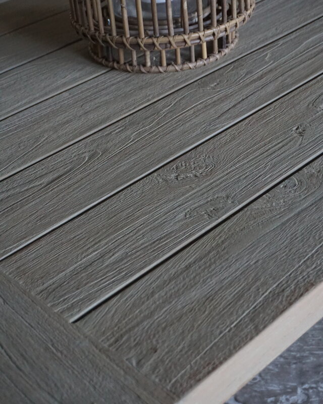 Rene Houtman Eettafel/Tuintafel | Cross Teak | Naturel | Kies Maat