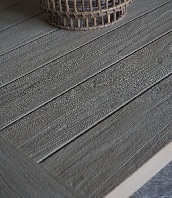 Rene Houtman Eettafel/Tuintafel | Cross Teak | Naturel | Kies Maat