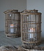 Rene Houtman Windlicht Rattan | Grey | H50 x D30 cm