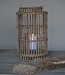 Rene Houtman Windlicht Rattan | Grey | H50 x D30 cm