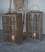 Rene Houtman Windlicht Rattan | Grey | H75 x B35 x D35 cm