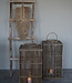 Rene Houtman Windlicht Rattan | Grey | H75 x B35 x D35 cm