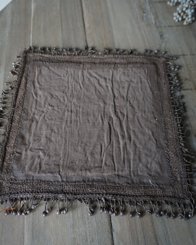 Rene Houtman Tafelkleed Leem | Groot | 50x50 cm