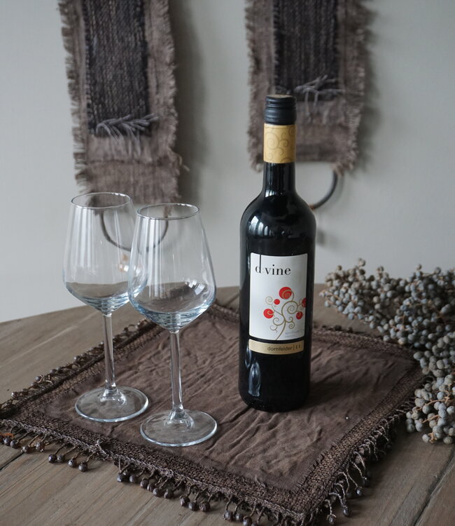 Rene Houtman Tafelkleed Leem | Groot | 50x50 cm