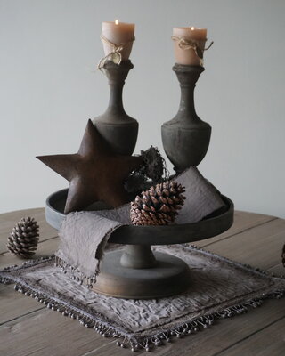 Rene Houtman Tafelkleedje Boho | Met Kraaltjes | 35x35 cm