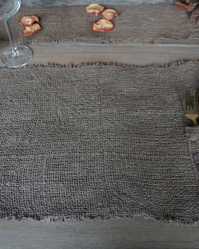 Rene Houtman Placemat Leem | Landelijk | L36 x B53 cm