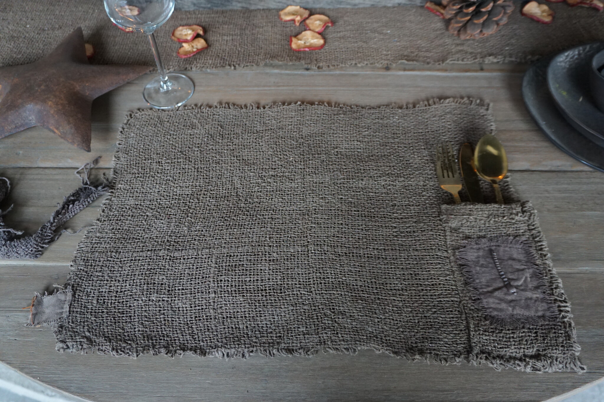 Rene Houtman Placemat Leem | Landelijk | L36 x B53 cm