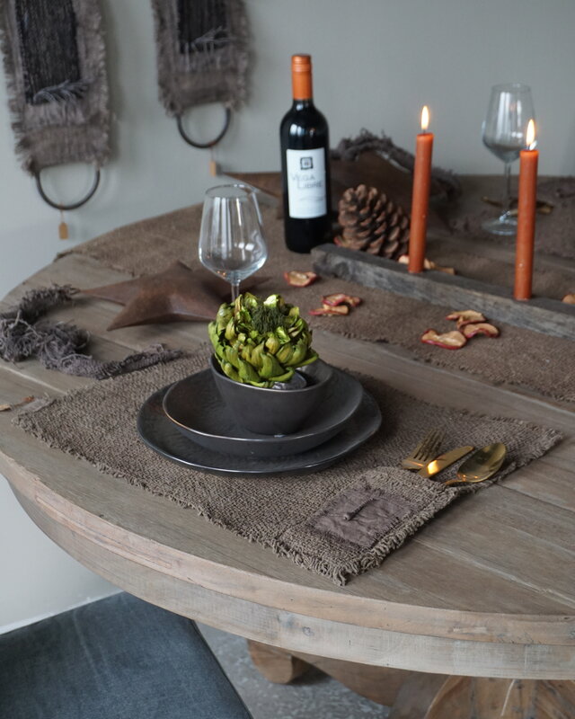 Rene Houtman Placemat Leem | Landelijk | L36 x B53 cm