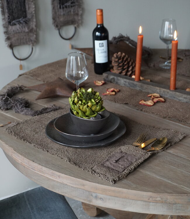 Rene Houtman Placemat Leem | Landelijk | L36 x B53 cm