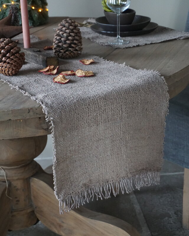 Rene Houtman Tafelloper Boho | Landelijk | L215 x B35 cm