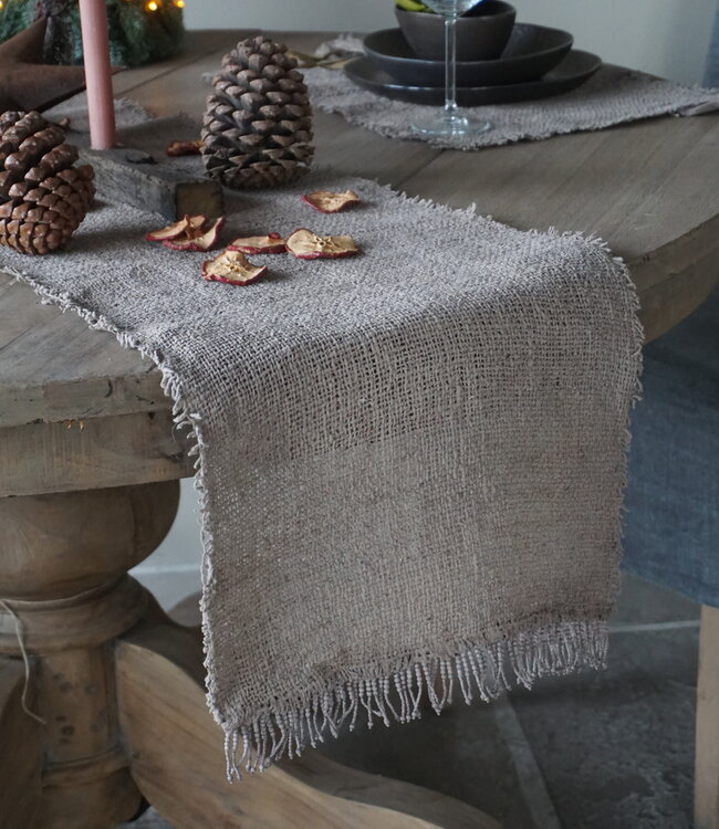 Rene Houtman Tafelloper Boho | Landelijk | L215 x B35 cm