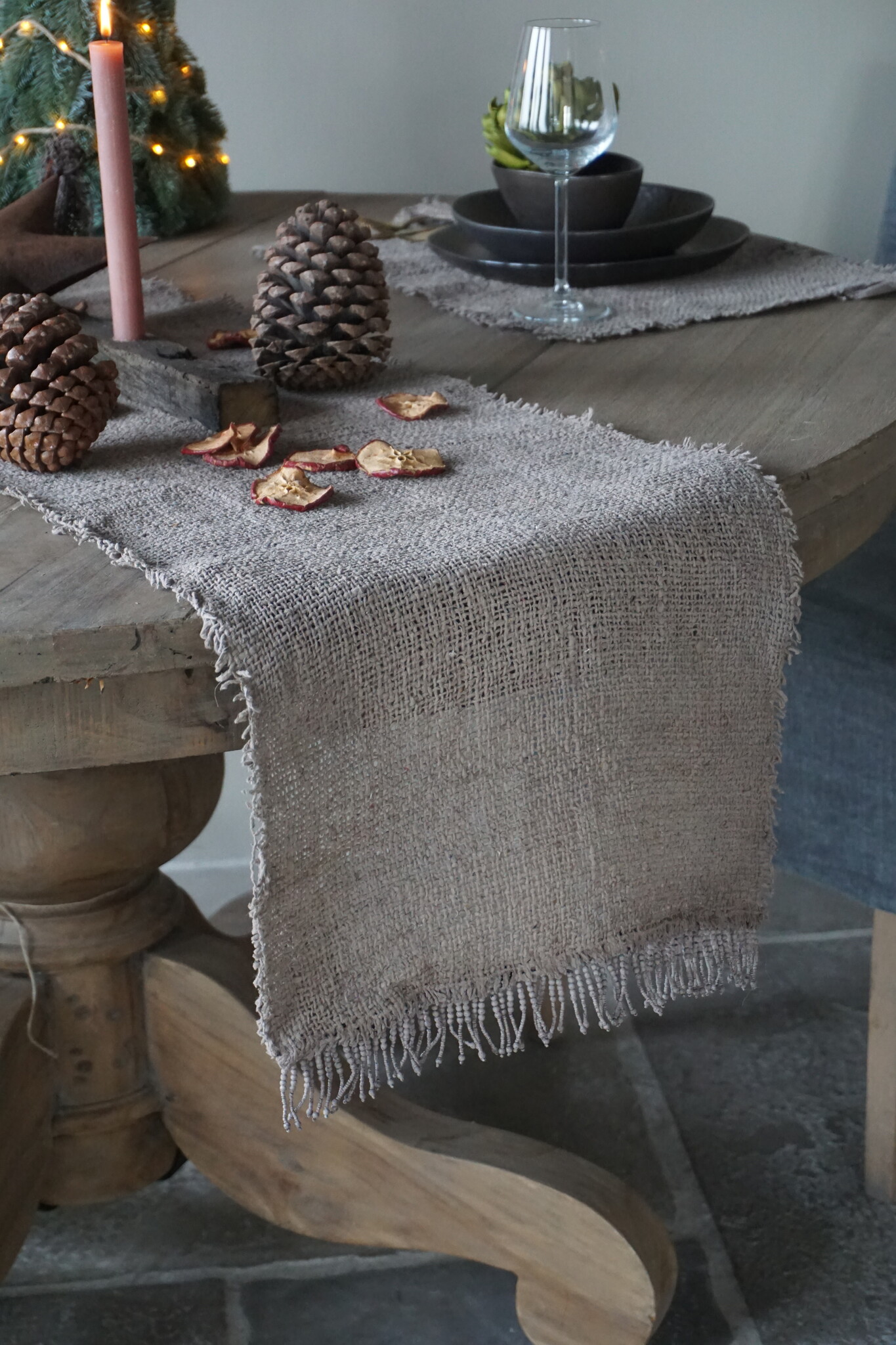 Rene Houtman Tafelloper Boho | Landelijk | L215 x B35 cm