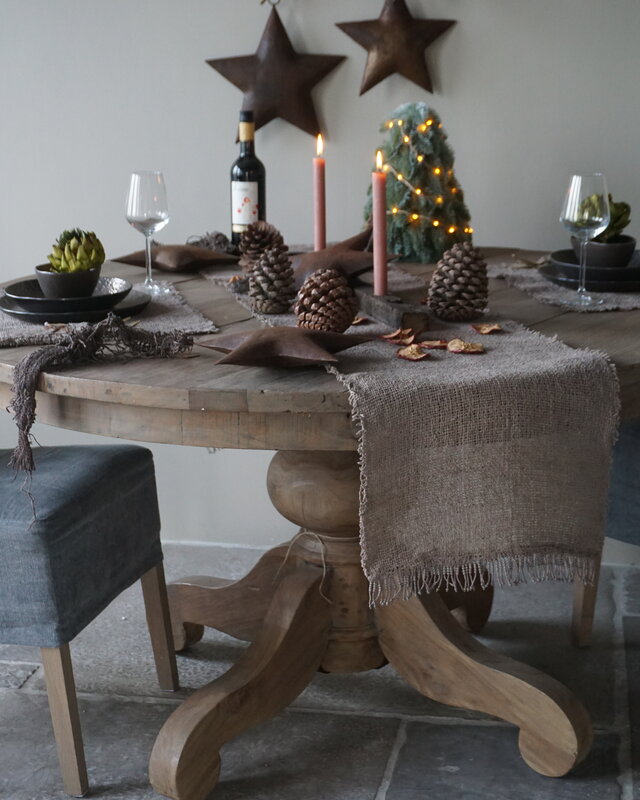 Rene Houtman Tafelloper Boho | Landelijk | L215 x B35 cm