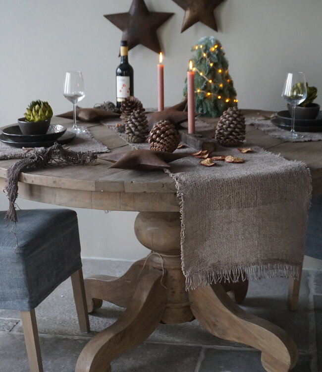 Rene Houtman Tafelloper Boho | Landelijk | L215 x B35 cm