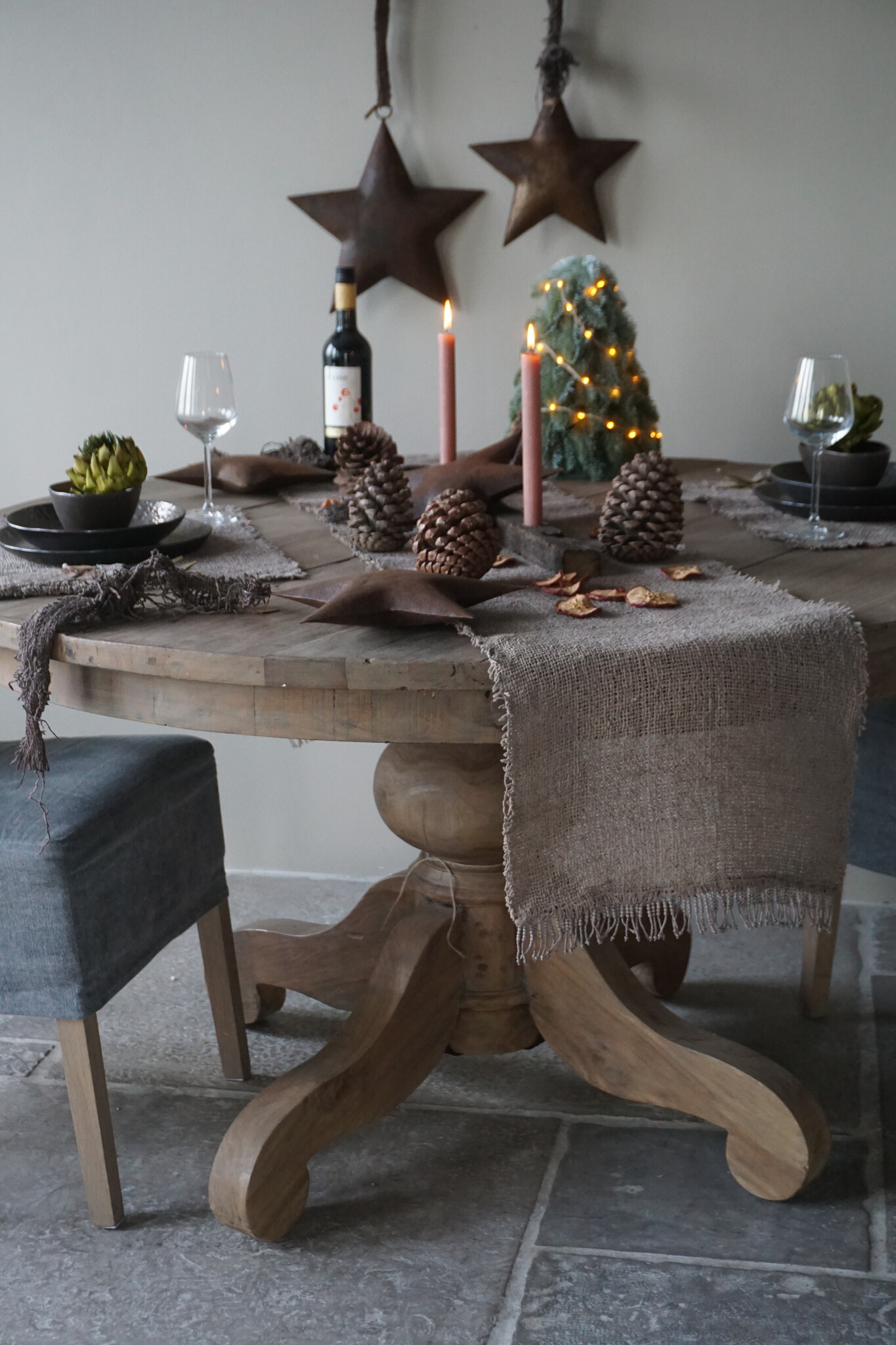 Rene Houtman Tafelloper Boho | Landelijk | L215 x B35 cm
