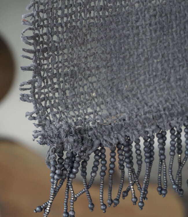 Rene Houtman Tafelloper Grijs | Landelijk | L215 x B35 cm