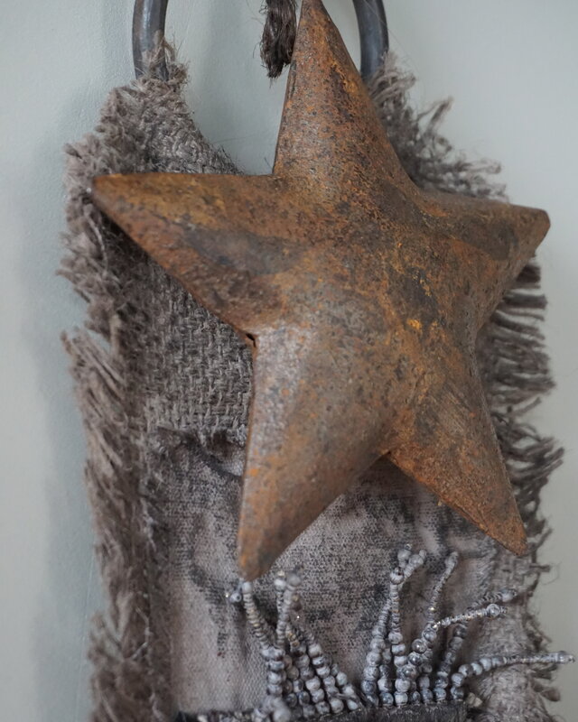 Rene Houtman Deurhanger | Met Kerst Ster | H86 x B16 cm