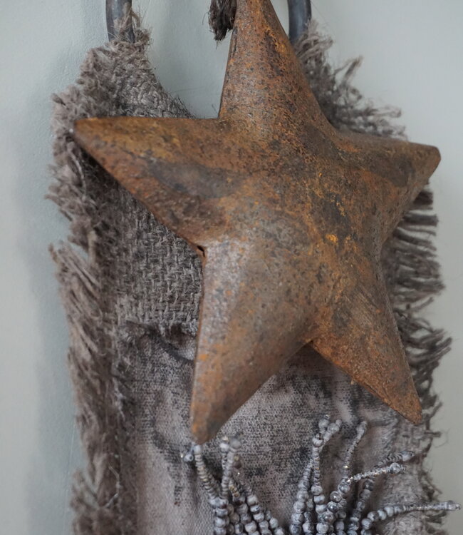 Rene Houtman Deurhanger | Met Kerst Ster | H86 x B16 cm